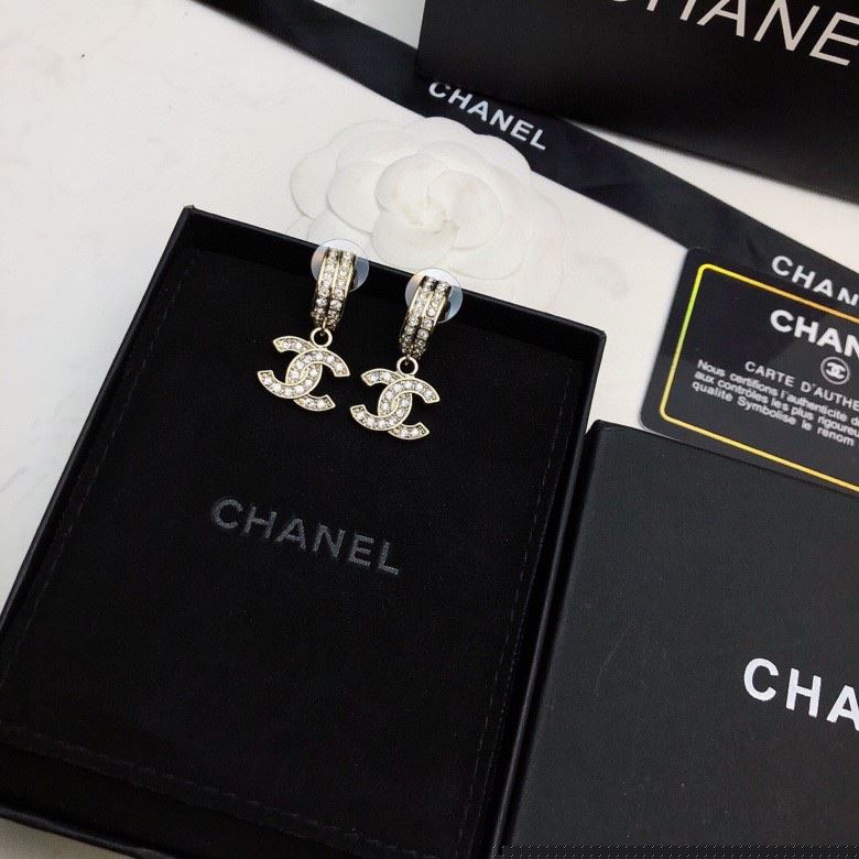 Ch*el earrings